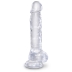 Фаллос King Cock Clear 8&quot;, Pipedream