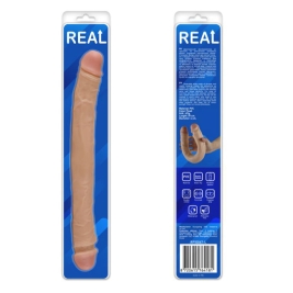 Фаллос двусторонний Real RP10067-L