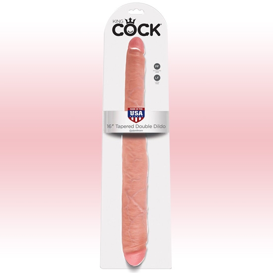Фаллос King Cock 16" Tapered Double