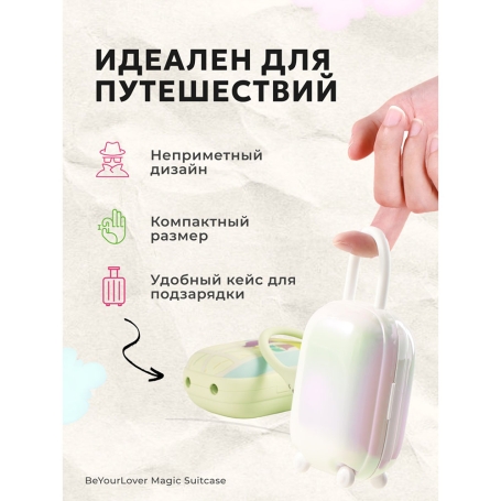 Вибратор 2-в-1 BeYourLover Magic Suitcase