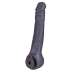 Фаллос-насадка Lovething Black Bent 3