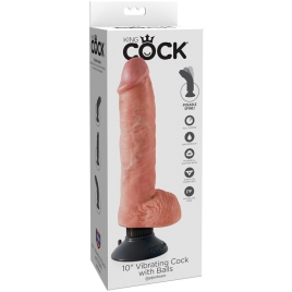 Фаллос-вибратор 10&quot; Vibrating Cock with Balls